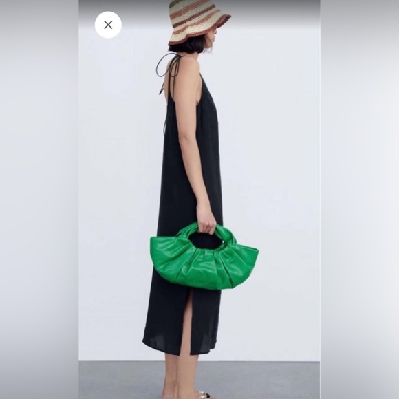 Zara Black Midi Dress - Picture 3 of 12